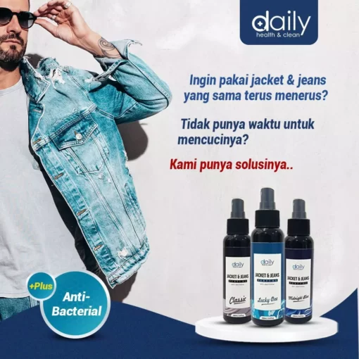Parfum Jaket & Jeans Daily Jacket and Jeans Perfume Anti Bau Apek Pengharum Jaket - Gambar 3