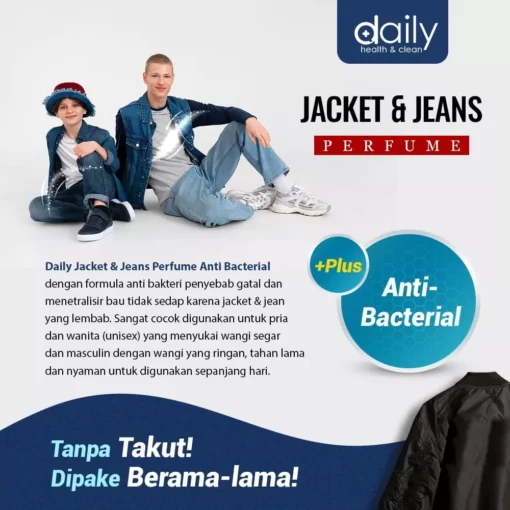 Parfum Jaket & Jeans Daily Jacket and Jeans Perfume Anti Bau Apek Pengharum Jaket - Gambar 2
