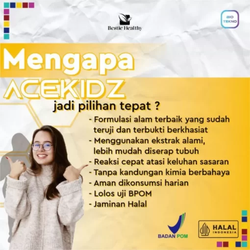 Herbal Kecerdasan Anak Acekidz Propolis Murni 100 % 10 ml - Gambar 3