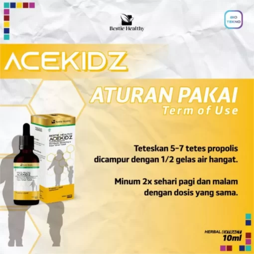 Herbal Kecerdasan Anak Acekidz Propolis Murni 100 % 10 ml - Gambar 6