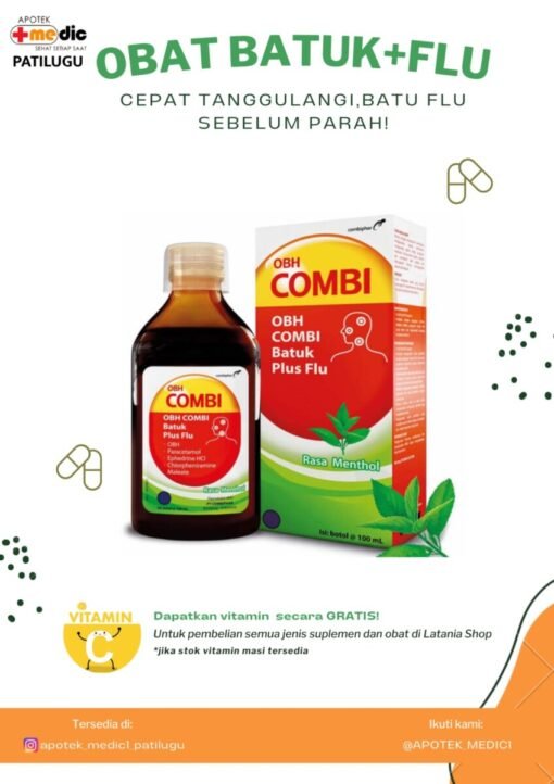 OBH COMBI plus BATUK FLU menthol 100ml